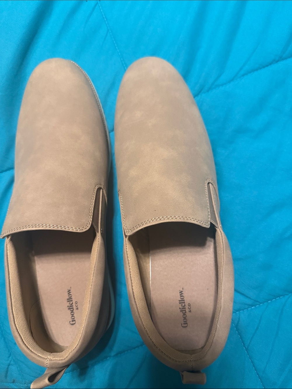 Goodfellow & Co Men’s Light Brown Slip-On Loafers